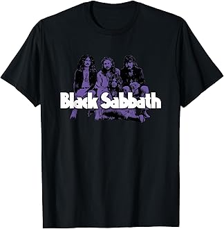 Black Sabbath Tシャツ L 2002 Amazon.com: Black Sabbath T Shirt Classic Wavy Vintage Band